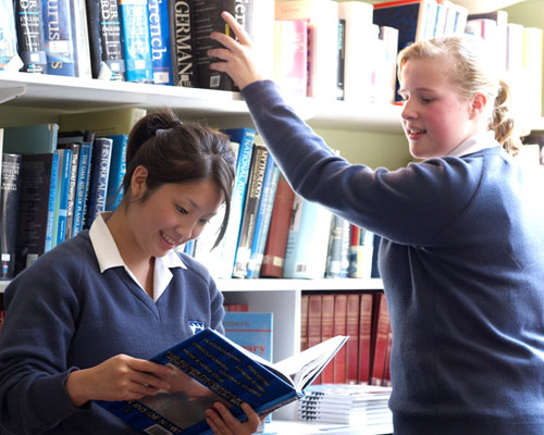 Students In The Library